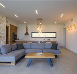 3 bedroom villa with pool & sea view, near Acharavi, sleeps 6